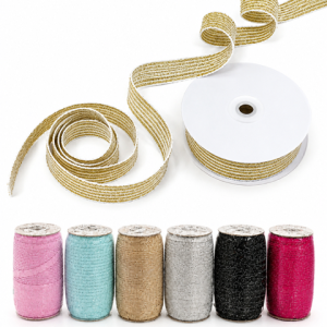 Elásticos Glitter 1cm (variedad de colores)