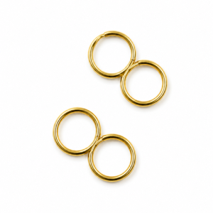 Dos Argollas Continuas Oro