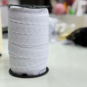 Encaje Elásticado Ayda 18mm Blanco