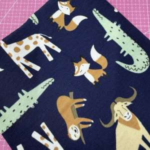 Algodón Spandex Animales