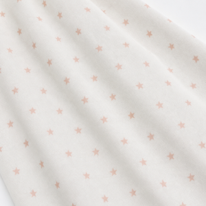 Algodón Spandex Blanco Estrellas